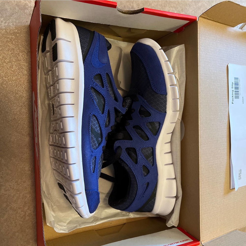 Nike Free Run 2 "Thunder Blue/Deep Royal Blue/Black/White" Men's Shoe